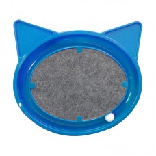 83236 - Brinquedo Plastico Super Cat Relax - Azul - Furacao Pet - MEDIDAS: C44XL40XA5CM 