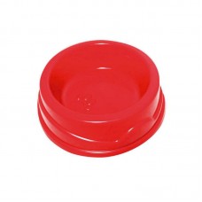 84994 - Comedouro plastico vermelho 300ml - Four Plastic - 15x12,5x5cm 