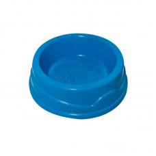 84995 - Comedouro plastico azul 300ml - Four Plastic - 15x12,5x5cm 