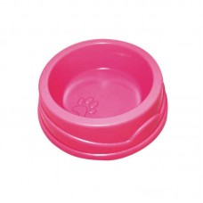 84996 - Comedouro plastico rosa 300ml - Four Plastic - 15x12,5x5cm 