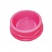 Comedouro plastico rosa 500ml - Four Plastic - 21x17,5x7cm 