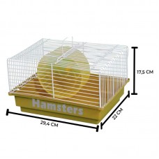 86689 - Gaiola Arame para Hamster Popy - Pet Ferri - 22x29,4x17,5cm 