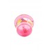 Comedouro Plástico Funcional Lento Antiformigas Rosa 250ml - Pet Toys - 13x11,5cm 