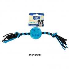 87650 - Brinquedo Maciço com Corda Cara Et Azul P - Club pet importado - 25x5x5cm