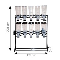 88171 - MOVEL DISPENSER DURABOX STAND 10/40L PR P*0