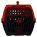 Caixa de Transporte Confort N1 Vermelha e Preta - Club Pet Maxx - A27,8 X C44 X L30,8 cm