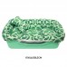 Cama Plástica com Colchonete Estampa Folhagem - Club Pet Maxx - 17X54X38,5 cm