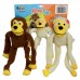 Brinquedo de pelucia famila do macaco - Savana - 40x15cm e 30x12cm 