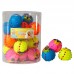 Brinquedo vinil bola com carinha - Savana - pote com 24 unidades - 20x28cm