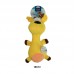 Brinquedo Pelúcia Girafa Amarela - Club Pet - 18cm