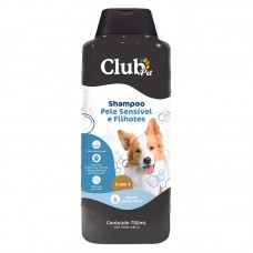 88528 - Shampoo Pele Sensível Limpeza Micelar 750ml - Club Dog Clean
