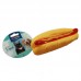 Brinquedo Vinil Hot dog Grande - Club Pet - MEDIDAS ALT: 4CM - COMP:13CM