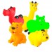 Kit brinquedo vinil zoologico com 10 unidades - Club Petgrows