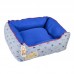 Cama Tricoline Quadrada Dupla Face Ziper e Vies P - Club Sonecão - 40x40x11cm