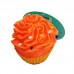 Brinquedo Vinil Cupcake Laranja- Club Importados- MEDIDAS: ALTURA 8CM - COMPRIMENTO 7 CM 