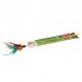 Brinquedo plastico varinha com penas arco iris - PetMart - 30cm