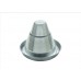 Bebedouro aluminio conico aves 1,5L - Avipet - 19x25x25cm 