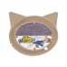Arranhador Plastico Super Cat Relax Pop Marrom - Furacao Pet - MEDIDAS: C44XL40XA5CM