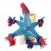 Brinquedo vinil estrela 3D com corda - Club Petgrows - 25cm