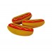Brinquedo vinil hotdog - Club Petgrows - 13x7cm
