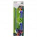 Escova dental plastica com 2 dedeiras - PetMart - 22x6cm 