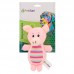 Brinquedo pelucia porco rosa - PetMart - 18cm 