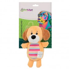 89901 - Brinquedo pelucia cachorro colorido - PetMart - 16cm