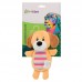 Brinquedo pelucia cachorro colorido - PetMart - 16cm