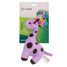 89905 - Brinquedo pelucia girafa - PetMart - 19cm
