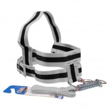 90042 - Conjunto peitoral e guia seda porte grande N5 - Club Tati - 40mmx68cm