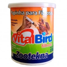 90120 - Racao papa vital bird para filhotes 150g - Zootekna - 8x10cm 
