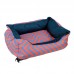 Cama Retangular Luxo Europa M - Club Coleiras - 15x54x40cm