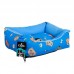 Cama Tricoline Luxo Estampado P - Club Coleiras - 15x40x31cm