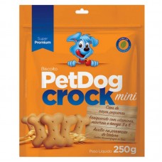 90406 - Biscoito para cães Crock Mini 250g - Pet Dog - MEDIDAS:22X18X5CM