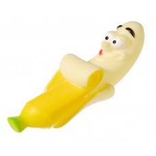 90794 - Brinquedo vinil banana feliz - Savana - 13,5x5cm 