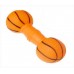 Brinquedo borracha halteres bola basquete - Savana - 16x6cm 