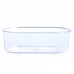 Banheira plastica oval cristal P 170ml - Alvorada - 12 unidades - 11,2x5,5x3,5cm 