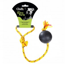 91134 - Brinquedo corda com bola borracha macica - Club LCM - 8cm