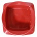 Comedouro plastico Premium 300ml Vermelho - Club Maxx - MEDIDAS:L14,5XA4,5CM