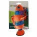 Brinquedo pelucia peixe brilhante laranja - PetMart - 19x12cm
