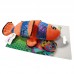 Brinquedo pelucia peixe brilhante laranja - PetMart - 19x12cm