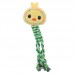 Brinquedo pelucia pintinho com corda amarelo - PetMart - 3,5x9x30cm