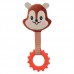 Brinquedo pelucia esquilo com mordedor - PetMart - 4,5x14x22cm