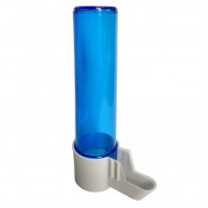 91501 - Bebedouro plastico base malha fina italiano azul 70ml - Mr Pet - com 12 unidades - 3,4x13cm