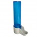 Bebedouro plastico base malha larga italiano azul 70ml - Mr Pet - com 12 unidades - 3,4x13cm