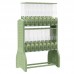 Movel dispenser pro verde - Plast Pet - com 16 unidades de 25L - 136x71x221cm 