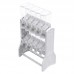 Movel dispenser pro cinza - Plast Pet - com 10 unidades de 40L - 136x71x221cm 