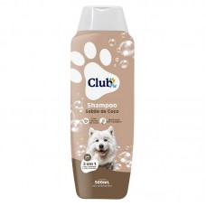92010 - Shampoo Coco 500ml - Club Dog Clean - 22x7x4cm