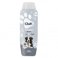 92014 - Shampoo Neutro Todos os Pêlos 3 em 1 500ml - Club Dog Clean - 22x7x4cm