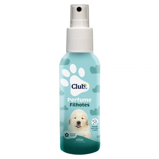 Perfume Filhotes 60ml - Club Dog Clean - MEDIDAS: A13XL3XC3CM